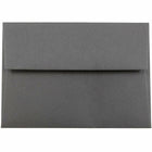 JAM Paper - Ensemble de papeterie 25 cartes blanches et 25 enveloppes A2 - Gris foncé - lot de 25-Taille : A2 (4,375 x 5,75 pouces)