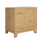 Manhattan Comfort - Table de nuit Sheridan 21,63" style mid-century moderne - Nature-Assemblage à domicile requis Tout le matériel inclus