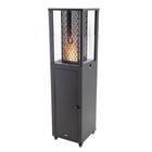 EnerG+ - Outdoor Floorstanding Wood Pellet Patio Heater with Fan-Conçu pour fonctionner efficacement aux pellets, offrant une solution de chauffage durable et écologique.