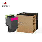 Ecotone - 78C1XM0 Lexmark Remanufacturés Toner Cartridge - Rendement Élevé - Magenta-Couleur : Magenta