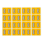 Oxford – Étiquettes alphabétiques compatibles Datafile, « E », jaune, paq./240 -Assignez des lettres spécifique aux sections de classement individuelles