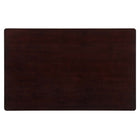 Modway - Oracle Rectangle de 47 po Table à manger, Cappuccino-Nombre de sièges jusqu’à 4