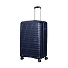 American Tourister - Surftime Spinner - Grand - bleu métallique-Le panneau de séparation et les sangles croisées aident à fixer vos effets personnels.