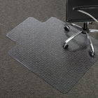 Staples - Tapis de chaise pour tapis à poils plats - 36 po x 48 po avec rebord - Clair-Fabriqué avec du vinyle transparent pour laisser transparaître la beauté de vos sols