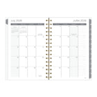 Mead - Agenda  Abeille scolaire hebdomadaire/mensuel 2026-2027 couverture rigide - 8 ½ po x 6 po - Multicolore - bilingue-Couverture rigide durable