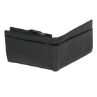 Club Rochelier - Portefeuille mince pour homme avec poche zippée - Noir-1 compartiment à billets sur toute la longueur