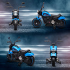 Aosom - Moto pour enfants 6v avec démarrage par bouton unique - bleu-Bouton de démarrage et siège confortable 