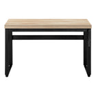 Monarch Specialties - 7678 Bureau 48 po L - Hauteur Adjustable Naturel/Metal Noir-7