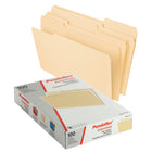 Pendaflex - Chemises de classement Essentials 1/3 coupe, format légal, manille-Format légal