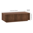 Hudson&Canal - Table basse rectangulaire Reyes 48" L - Noyer satiné-9