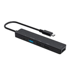 Kopplen - Concentrateur USB-C à 5 ports avec HDMI 4K-Utilisation sans effort : La fonction plug-and-play assure un fonctionnement immédiat sans pilotes supplémentaires, simplifiant l’installation