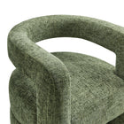 Modway - Jaylin Rembourré Chenille Chaise d’accent - Basil-8