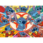 Ravensburger - Disney Stitch Dans mon propre univers Puzzle 100 pièces XXL-Matériau extra-épais et durable adapté aux mains des jeunes enfants et résistant aux nombreuses manipulations pour permettre de s'amuser encore plus longtemps avec son puzzle