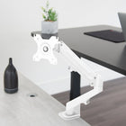 MotionGrey - Support de moniteur simple - Bras de fixation VESA pour écrans jusqu’à 28 po - Blanc-7