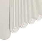 Modway - Dahlia Cannelées et festonnées Armoire de rangement de buffet - Blanc-8