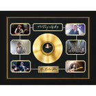 The Tragically Hip Man Machine Poem Band Collage With Gold LP - Impression encadree - 28" x 38"-Qualité supérieure - music memorabilia