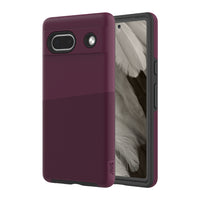 AXS - PROTech Plus etui mince anti-choc avec double couches pour Google Pixel 7a - Sangria-Resistant aux chutes jusqu'a 10 pieds