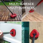 Vileda - EasyWring - Accessoire Brosse à Récurer - Rouge-Ne convient pas aux planchers non scellés, aux murs, aux murs colorés ou au papier peint