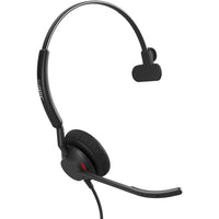 Jabra - Engage 50 II USB-C / A MS Mono filaire avec Engage 50 II Link - Teams-Engage 50 II est doté de 3 microphones de haute qualité, qui travaillent ensemble pour offrir une voix plus claire et une réduction du bruit de fond incroyable, permettant des fonctions de reconnaissance vocale pour des transcriptions d’appels parfaites.