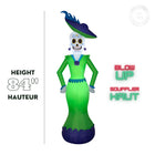 GEMMY - Figurine gonflable d'Halloween DOD Femme - 213 cm-6