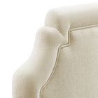 Modway - Magnolia Tissu rembourré Tête de lit pleine grandeur - Écru-7