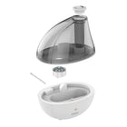 Pure Enrichment - MistAire Silver Brume fraîche ultrasonique Hum-Réglage de la lumière de nuit : Un réglage de veilleuse en option donne un effet apaisant pendant le sommeil
