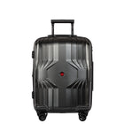 Air Canada - Tokyo Valise de Cabine Rigide Pivotante de 20 po - Noir-Construit en matériau ABS + Film Polycarbonate durable et léger
