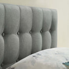 Modway - Emily Tissu rembourré Tête de lit jumelée, Gris-Rembourrage en polyester doux
