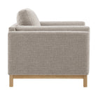 Modway - Roscoe Tissu Fauteuil - Étain-Capsules de pied non marquées