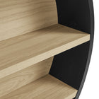 Modway - Romy 47 po Manche Étagère murale - Noir/naturel-Assemblée requise