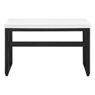Monarch Specialties - 7681 Bureau 48 po L - Hauteur Adjustable Blanc/Metal Noir-9