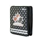 Hilroy - Classeur à fermeture éclair Hockey Canada Classique, noir – 13 ¾ po H x 12 ⅛ po l – noir-Classeur extensible à 6 pochettes 