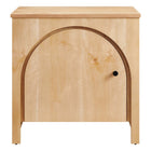 Modway - Appia Porte voûtée Table de chevet, Chêne-Assemblée requise