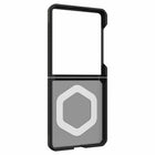 UAG - Étui Mouve avec aimant pour Galaxy Z Flip 7 – Cendre-Coque transparente avec finition antidérapante