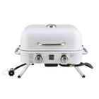 Kenmore - Barbecue de table rétro à 2 brûleurs - perle-Type de combustible : Propane.