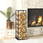 Outsunny - Porte-bûches extérieur- support à bois robuste-Dispose d’un design surélevé, gardant votre bois de chauffage au sec et les sols propres 