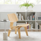 Modway - Fathom Chaise longue - Naturel-Placage de grains de bois