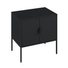 Manhattan Comfort - Ava 23,6 po Buffet d’Appoint Moderne - Noir-15,7 po L x 23,6 po l x 24 po H