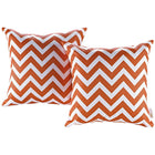 Modway - Terrasse extérieure Oreiller simple - Chevron-Remplissage en fibres de polyester moelleux