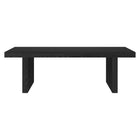 Hudson&Canal - Table basse rectangulaire Soren (48 po de largeur) - Grain noir-La table est fabriquée à partir de matériaux MDF de haute qualité et durables