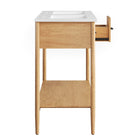 Modway - Zaire 48" Meuble de salle de bain à double lavabo - Blanc naturel-9