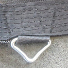 Soozier - Tapis de remplacement pour trampoline avec 8 rangées de couture, convient à un trampoline de 14 pi (ressorts non inclus), noir-Tapis protégé contre les UV pouvant être utilisé à l'extérieur sans problème
