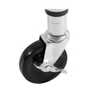 Seville Classics â€“ Chariot utilitaire commercial ultra zinc à 3 tablettes-Les étagères sont réglables en hauteur par incréments de 1 pouce ; aucun outil n'est nécessaire