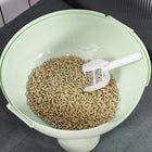 PawHut - Grande litière pour chat, fermée avec couvercle - vert-Couleur : vert clair, blanc 