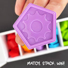 University Games - Jeu de pose de carreaux Stakz-2 à 4 joueurs