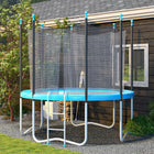 Soozier - housse de ressort pour trampoline 12 pi - bleu clair-Livré avec une housse pour garantir une expérience de saut plus sûre