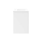 Modway - Bryn Fixation murale de 30" Vanette de salle de bain - Blanc blanc-Évier en céramique avec comptoir intégré