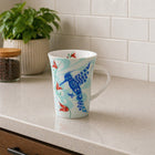 Oscardo - Tasse porcelaine « Paix, Amour et Bonheur » de Francis Dick - 295 ml-Conception de tasse empilable - Optimisée pour un rangement facile et une organisation peu encombrante