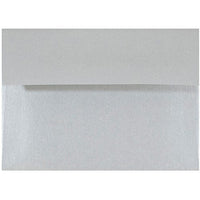 JAM Paper Enveloppes d'invitation métalliques A1 à 4 barres - 3,625 x 5,125 po - Argent Stardream - paquet de 25-Couleur: Argent rêve étoilé