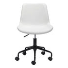 Zuo - Byron Chaise de bureau - Blanc-Moelleux et durable pour un confort quotidien exceptionnel